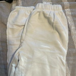 Womens White Sweatpants